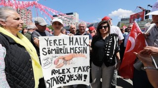 Efes Selçuk Belediye Başkanı Filiz Ceritoğlu Sengel CHP Örgütü İle Birlikte Ankara&#39;da: Her Daim Emeklilerin Yanındayız
