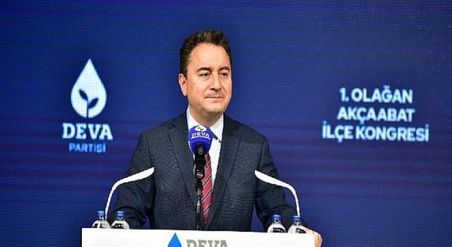 Ali Babacan Trabzon’da: ’Sayın Erdoğan’ın bu ülkeye bir özür borcu var’