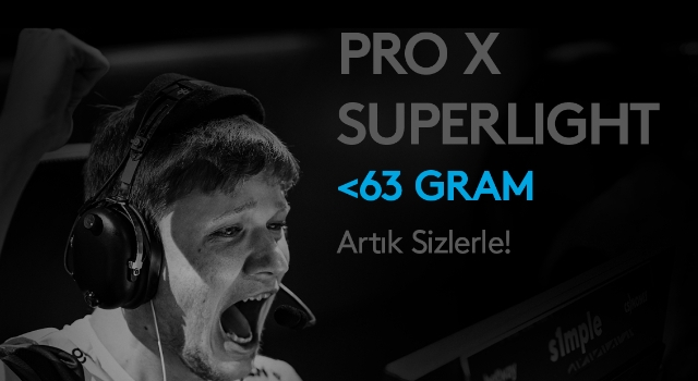 Oyun deneyimine yeni bir boyut kazandıran PRO X SUPERLIGHT MOUSE Türkiye’de satışa sunuldu!