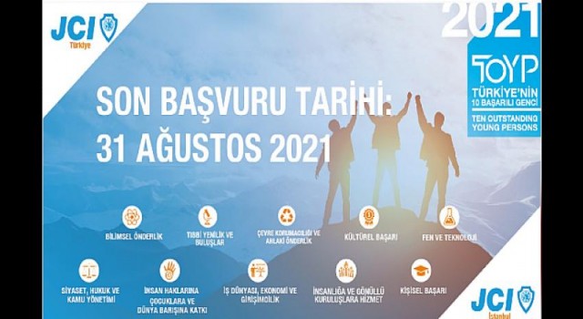 TOYP (Türkiye’nin 10 Başarılı Genci) Başvuruları Başladı