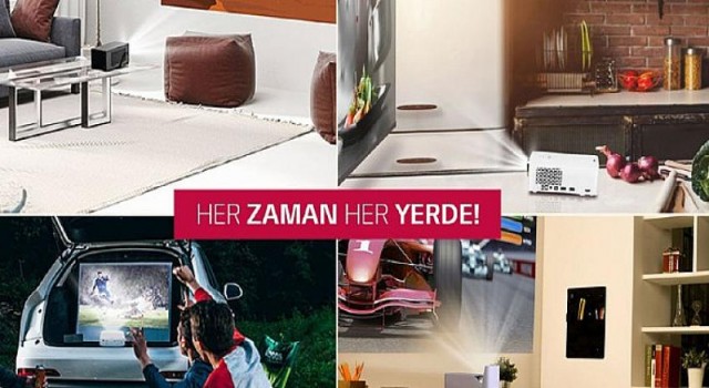 LG Taşınabilir Projektörlerle Eğlence Yazın da Yanınızda