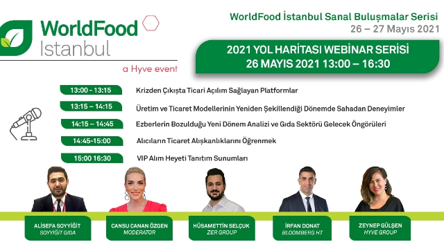 WORLDFOOD SANAL BULUŞMALAR SERİSİ İLE SEKTÖRÜ BİR ARAYA GETİRİYOR