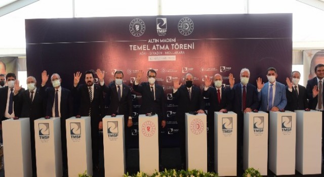 TMSF, Mollakara’da 160 milyon dolarlık yatırım yapılacak altın madeninin temelini attı