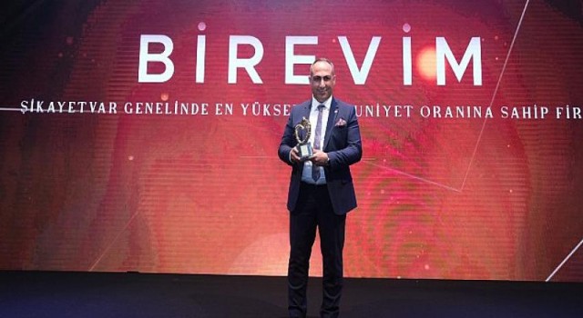 Tüm zamanların ’En Yüksek Müşteri Memnuniyeti Ödülü Birevim’in