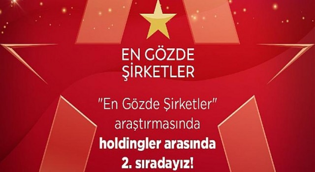 Yıldız Holding, ‘En Gözde Şirketler’ araştırmasının holdingler sıralamasında ikinci oldu