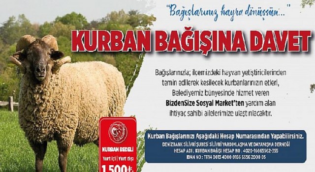 Başkan Yılmaz’dan kurban bağışı çağrısı