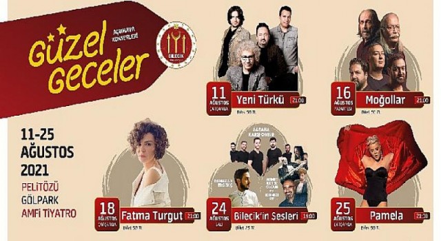 Bilecik Belediyesi’nden açık hava konserleri