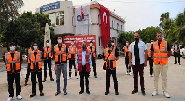 Büyükçekmece Belediyesi arama kurtarma ekipleri Manavgat’ta