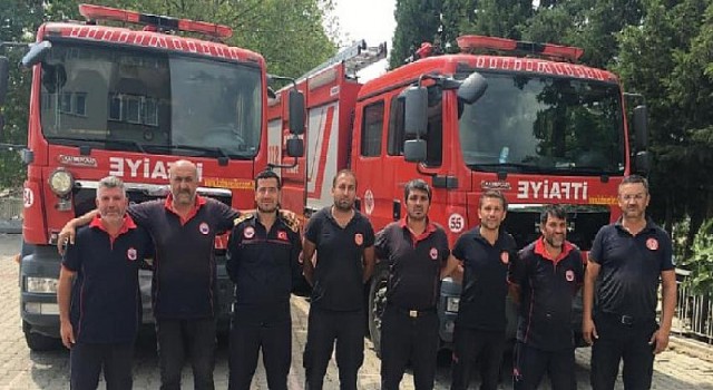 Kayseri İtfaiyesi, Milas’ta Termik Santrali Koruyor