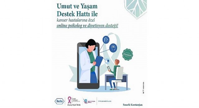 Roche İle Umut Ve Yaşam Derneği’nden, Kanser Hastalarına Ücretsiz Psikolog Ve Diyetisyen Desteği