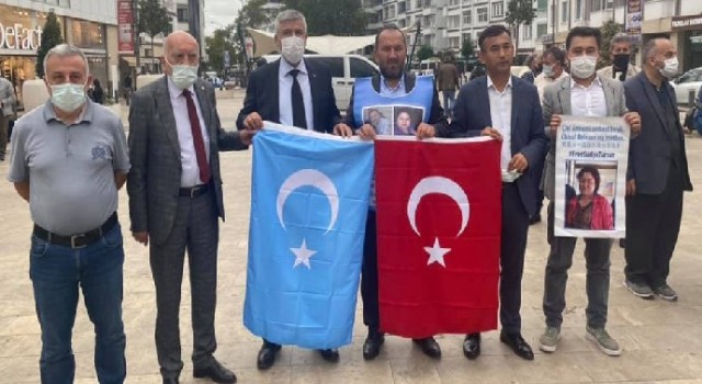 İYİ Parti Ordu İl Başkanı Ekrem Şentürk, Çin zulmüne karşı tepki gösterdi