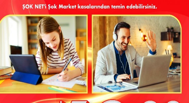 ŞOK Marketler’den Yeni Hizmet: Limitsiz Ev İnterneti Hizmeti ŞOK NET