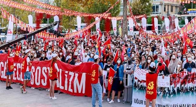 TKP’nin Kartal mitinginde binlerce emekçi bir aradaydı