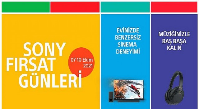 Sony 75. Yılını İlk Kez Gerçekleştireceği “Sony Fırsat Günleri” ile kutluyor!