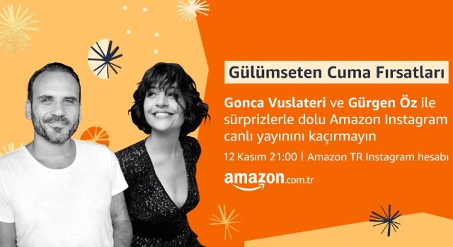 Amazon Türkiye ile Gülümseten Cuma Live başlıyor: