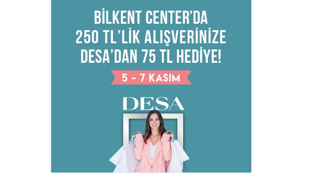 BİLKENT CENTER’DA ALIŞVERİŞ YAPIN ANINDA KAZANIN