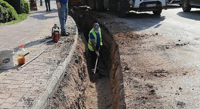 Büyükşehir kullanım ömrünü tamamlamış içme suyu hatlarını yenileniyor