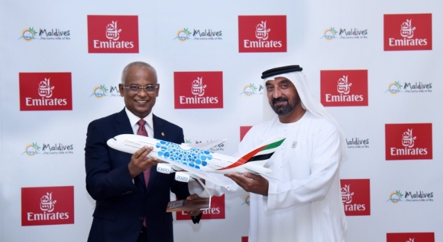 Emirates, Maldivler ile Uzun Yıllara Dayanan Ortaklığını Expo 2020'de Yeniden Teyit Etti