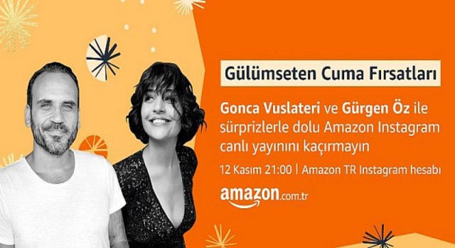 Gonca Vuslateri ve Gürgen Öz ile kahkaha dolu dakikalar sadece Amazon.tr Instagram hesabında!