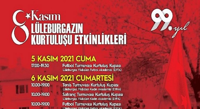 Lüleburgaz “Kurtuluş” coşkusuna hazır!