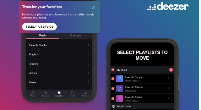 Yeni özellikle kullanıcılar tüm müzik listelerini Deezer’a taşıyabilecek 