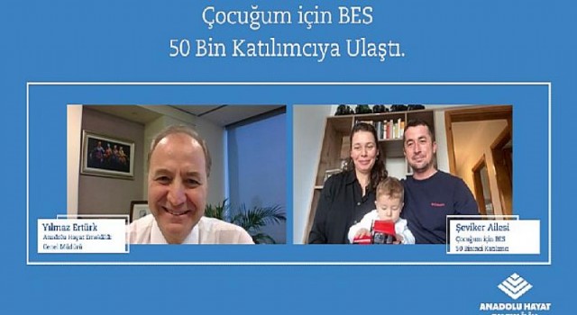 Anadolu Hayat Emeklilik 18 Yaşından Küçükler İçin Sunduğu BES Ürünü ile 50 Bin Katılımcıya Ulaşan İlk Şirket Oldu