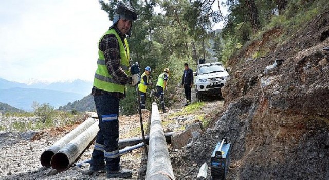 Büyükşehir’den Fethiye’nin Kırsal Mahallesi Söğütlü’ye İçme Suyu