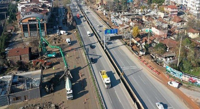 Kuruçeşme tramvay projesi betonarme imalatlarıyla sürüyor