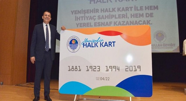 Yenişehir Halk Kart ile dar gelirlilere 1 milyon 823 bin TL destek