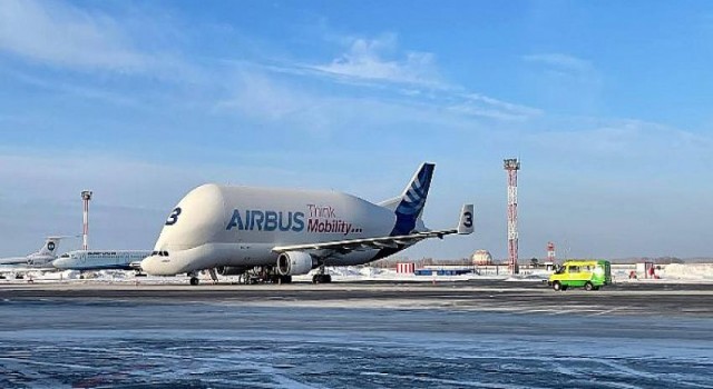 Airbus’ın ikonik taşıyıcı uçağı Beluga, küresel boyuttaki büyük kargo talebine hizmet vermeye hazır