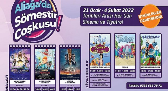 Aliağa’da sömestir coşkusu