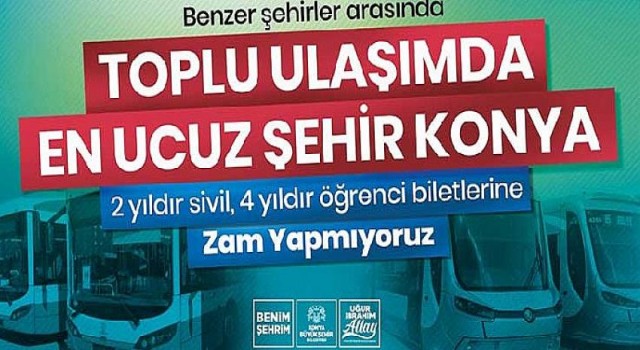 Başkan Altay: “2022’de de Toplu Ulaşıma Zam Yapılmayacak”