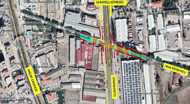 Gaziemir’e yeni taşıt üst geçidi geliyor