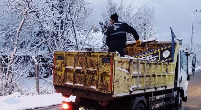 Kartepe Belediyesi Kar Mesaisinde