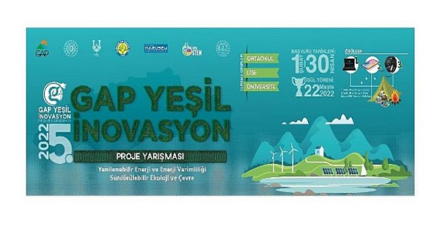 5.GAP Yeşil İnovasyon Yarışması Başvuruları Başladı