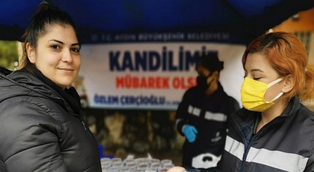 Aydın Büyükşehir Belediyesi’nden Regaip Kandili’nde Helva İkramı