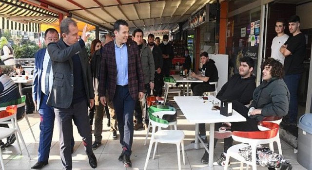 Başkan Seçer ve Başkan Özyiğit, Yenişehir’de vatandaşlarla buluştu