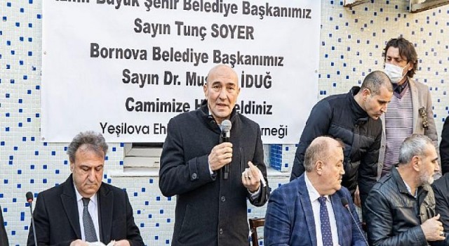 Başkan Soyer Yeşilova Ehl-i Beyt Camii’ni ziyaret etti