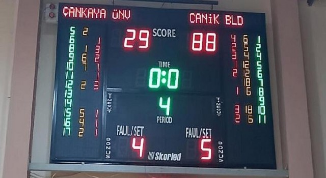 Basketbolda Canik Farkı