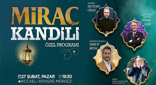 Büyükşehir’den Miraç Kandili Özel Programı