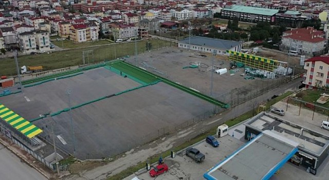 Darıca Nene Hatun Stadı sentetik çime kavuşuyor