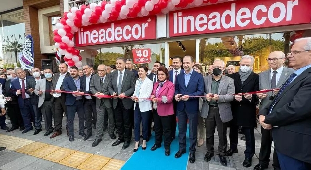 Lineadecor Mağazası törenle açıldı