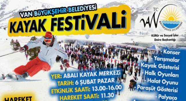 Van Büyükşehir Belediyesi Kayak Festivali Düzenleyecek