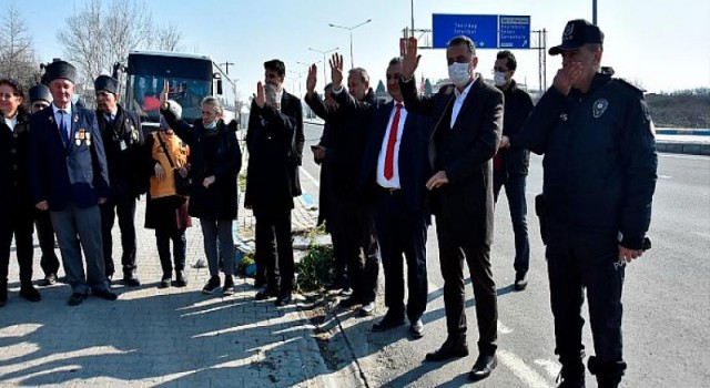 57. Alay Yürüyüş Komitesi Malkara’dan Çanakkale’ye Uğurlandı