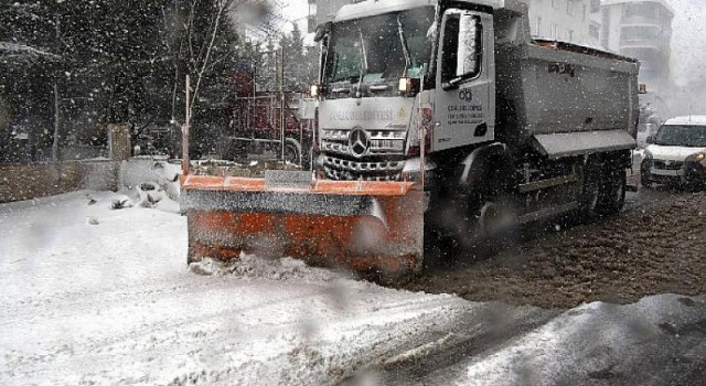 Çorlu Belediyesi’nden Karla Mücadele Çalışmaları