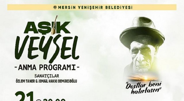 Yenişehir Belediyesinden Aşık Veysel’i anma programı