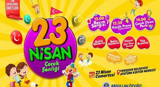 23 Nisan’da Mersin Yenişehir’de şenlik var