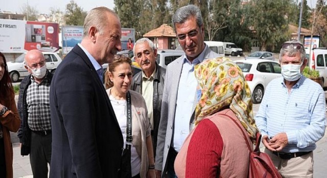 Başkan Atabay Esnaf ve Vatandaşların Taleplerini Dinledi