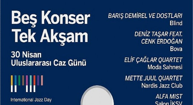 Garanti BBVA, 30 Nisan “Uluslararası Caz Günü”nü 5 farklı konserle kutluyor!