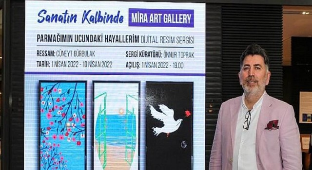 Ressam Cüneyt Gürbulak’ın Tuvali Telefonu